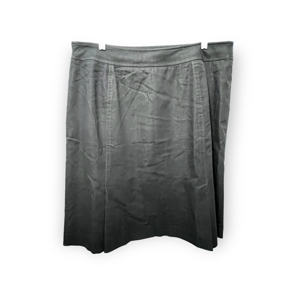 Ann Taylor Vintage Navy A-Line Stretch Skirt